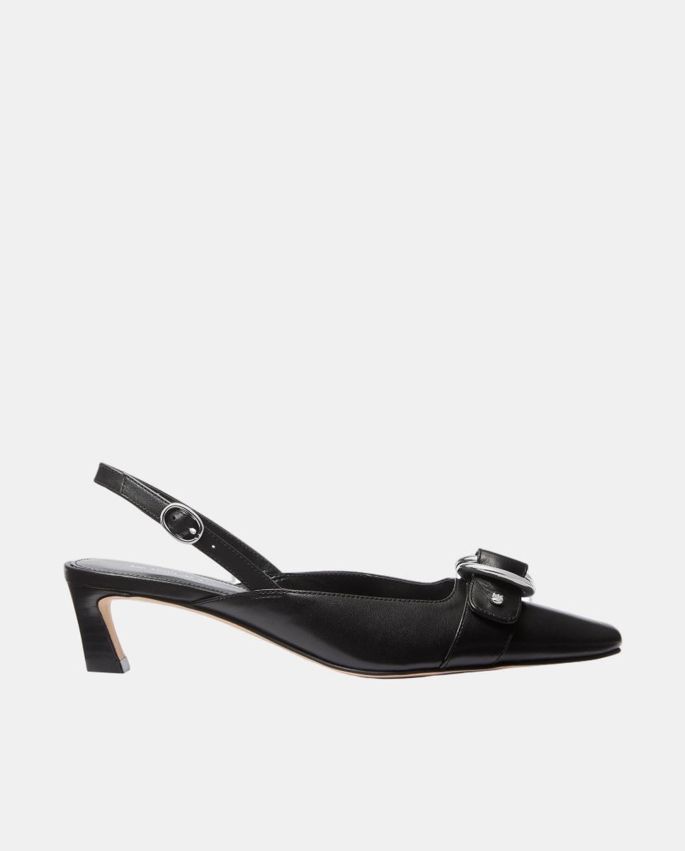 Sapatos Tipo Mules Jaden Kitten Preto-1