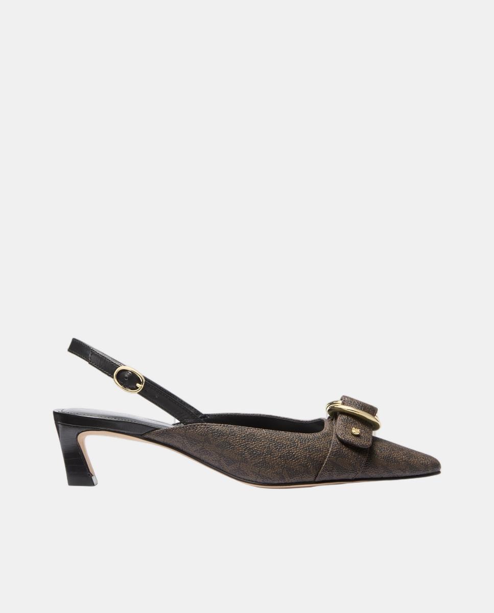Sapatos Tipo Mules Jaden Kitten Castanho-chocolate-1