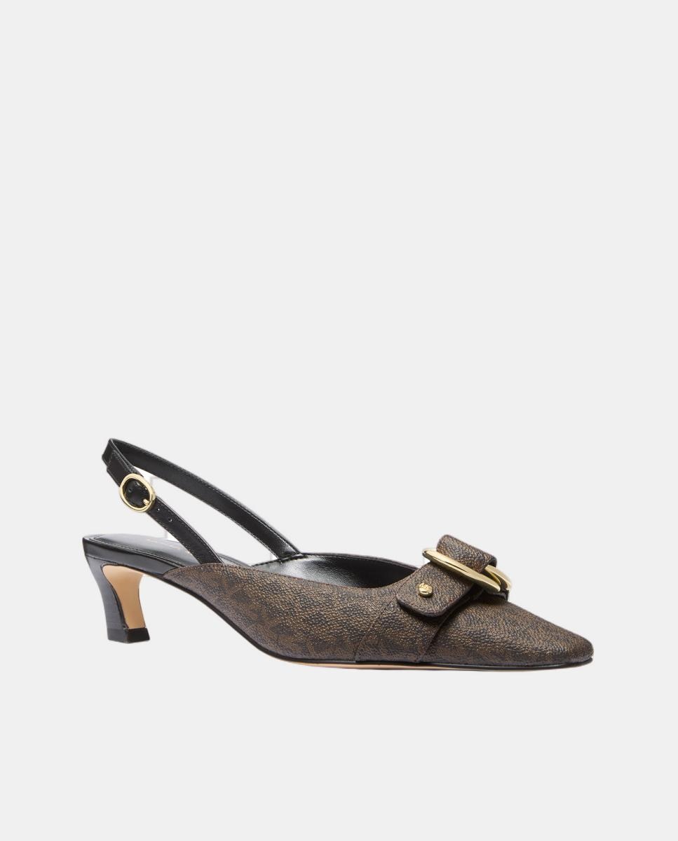 Sapatos Tipo Mules Jaden Kitten Castanho-chocolate-2