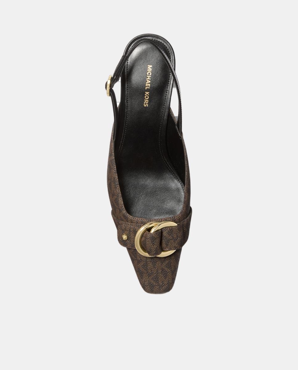 Sapatos Tipo Mules Jaden Kitten Castanho-chocolate-3