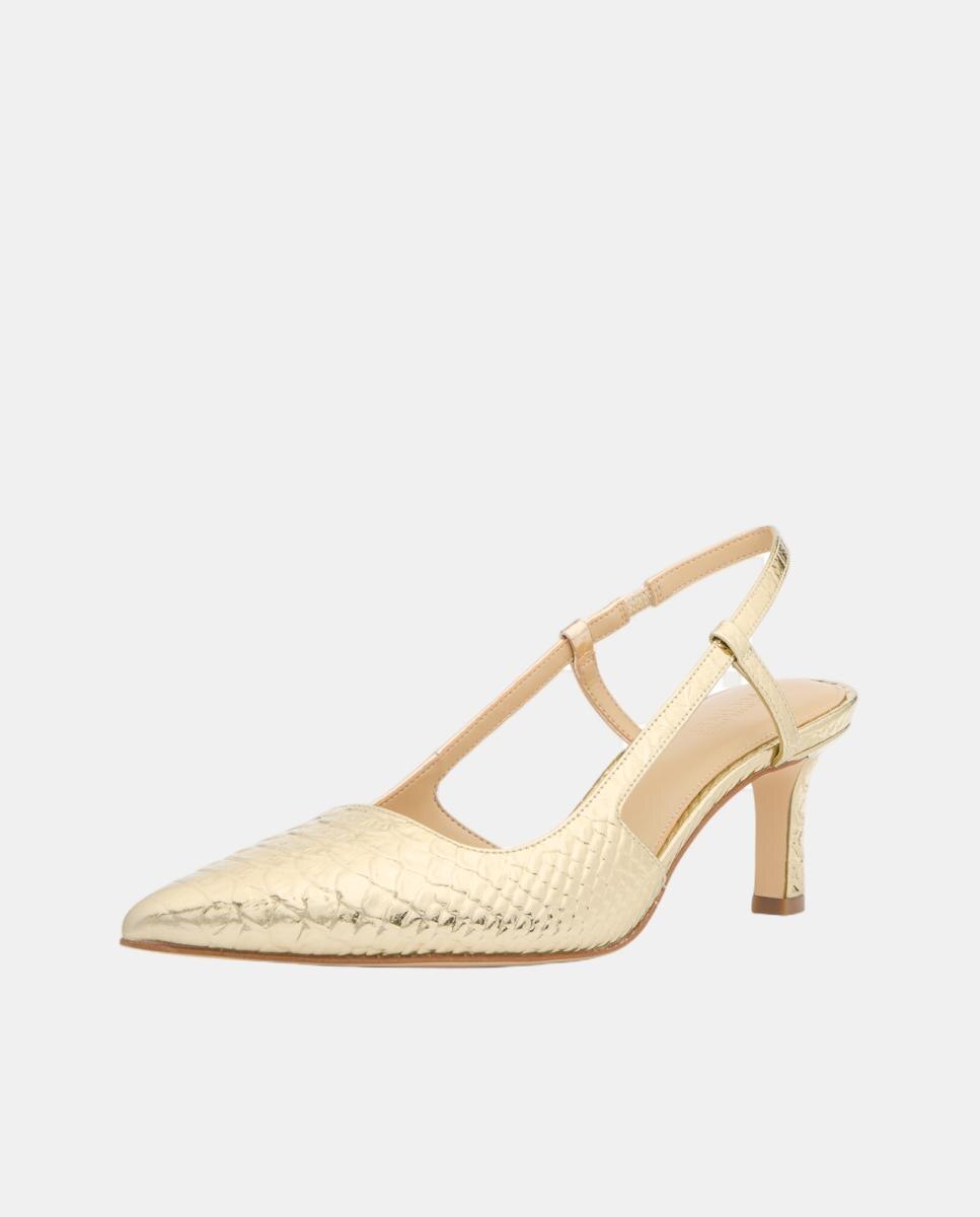 Sapatos Tipo Mules Alora Mid Ouro-3