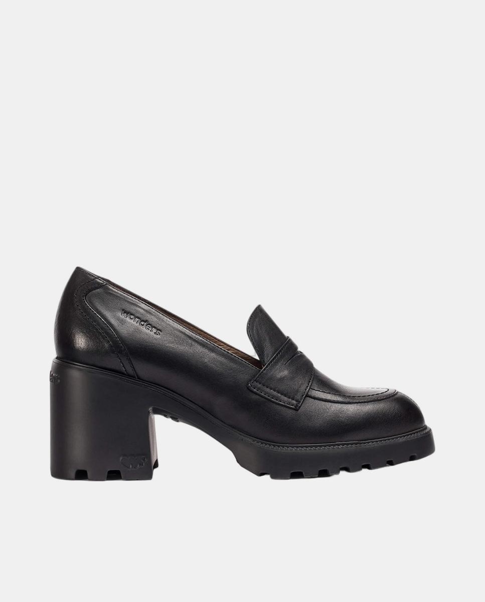 Imagem 0 de Mocassins com Plataforma - Preto