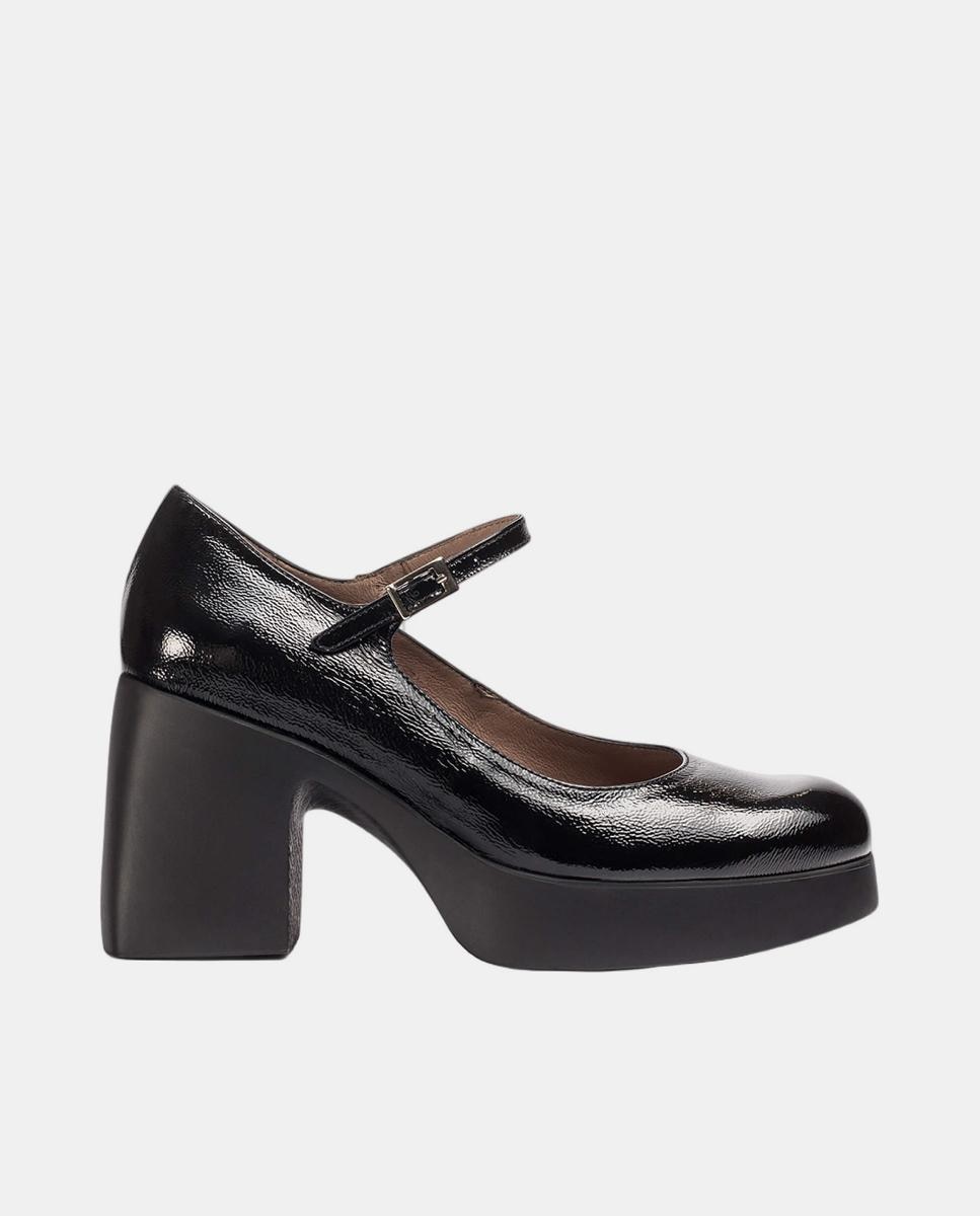 Imagem 0 de Sapatos de Presilha com Plataforma - Preto