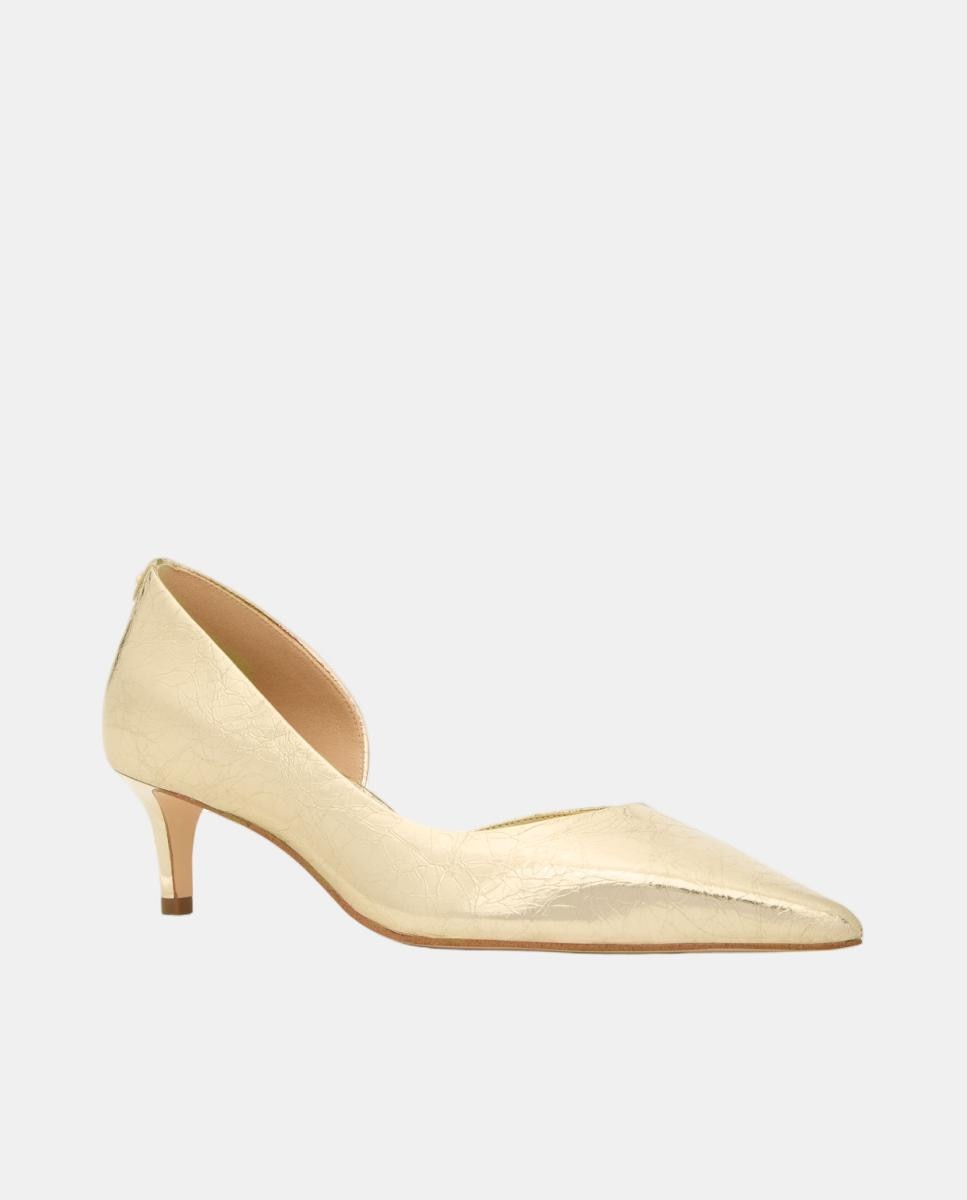 Sapatos de Salto D`Orsay Elyse Ouro-2