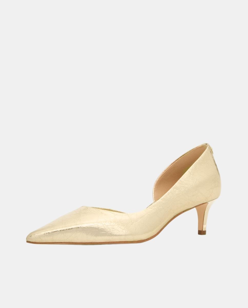 Sapatos de Salto D`Orsay Elyse Ouro-3