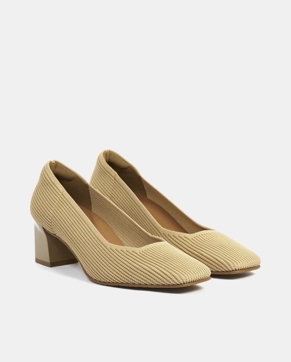 Sapatos de Salto Ergonómicos Castanho-claro-2