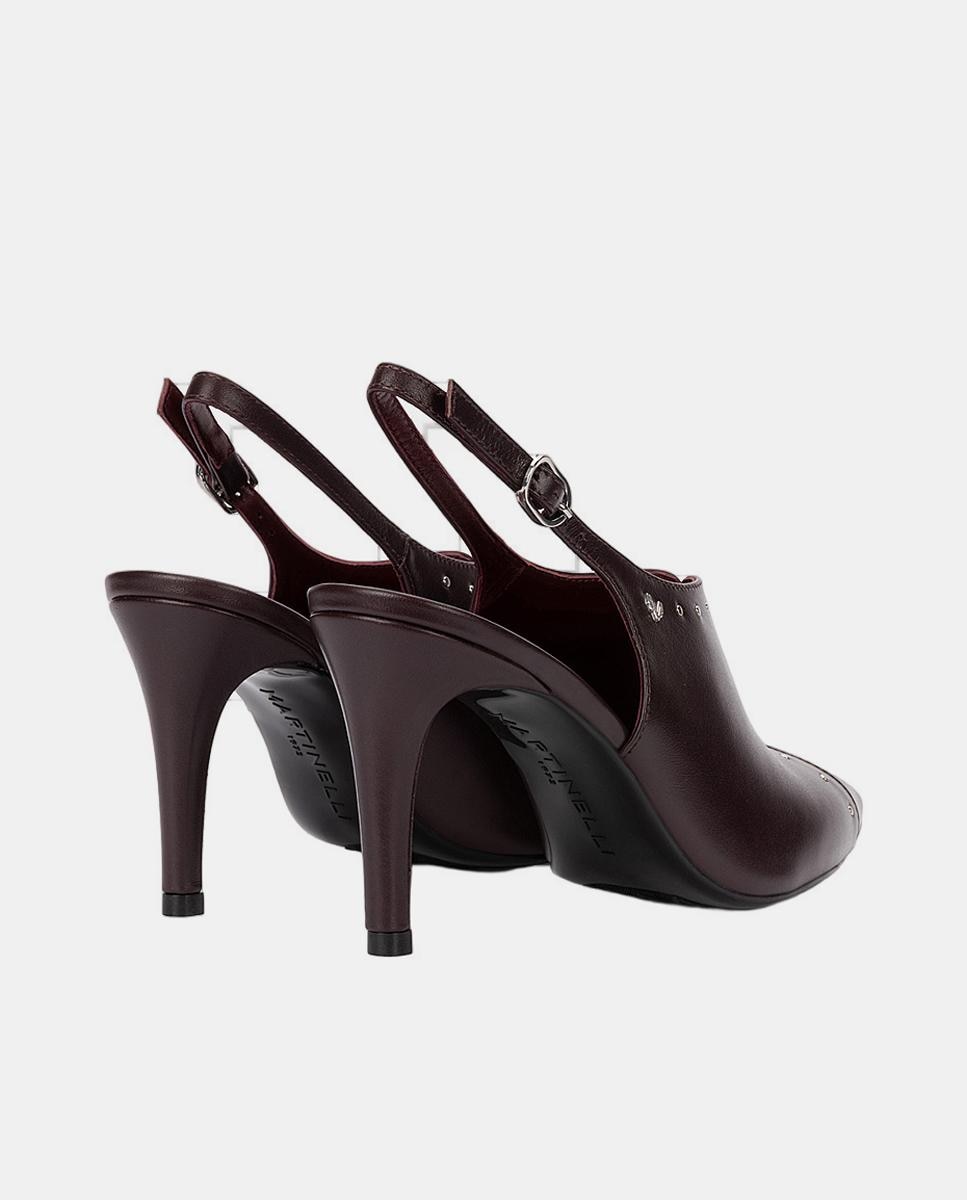 Sapatos de Salto "Elegant Relax" Vermelho/Grená-3