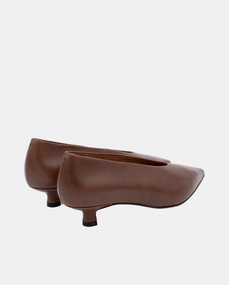 Sapato de salto Castanho taupe-3