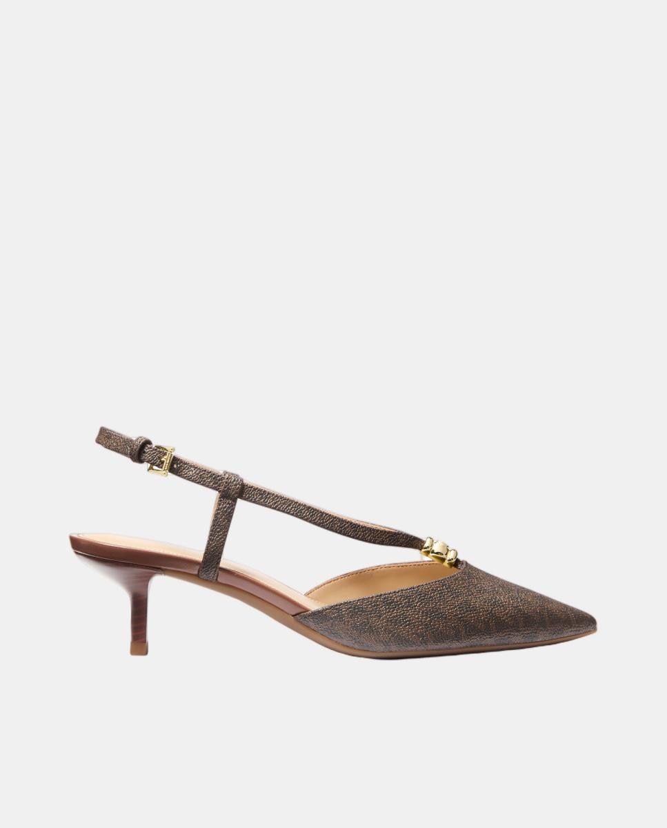 Imagem 0 de Sapatos de Salto Sling Back Cherie com Tiras com Missanga MK