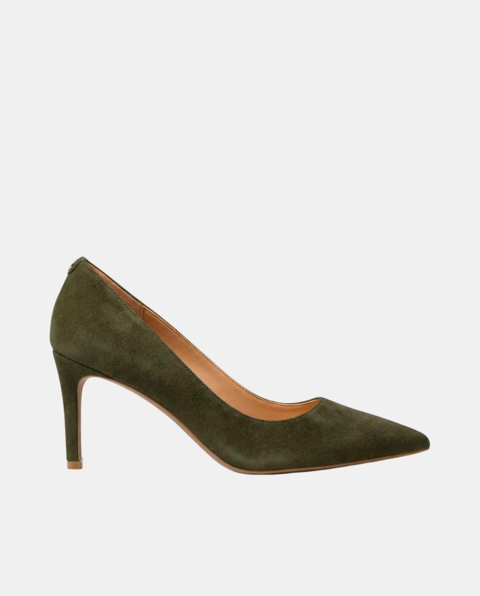 Imagem 0 de Sapatos de Salto Alina de Camurça com Salto de Agulha