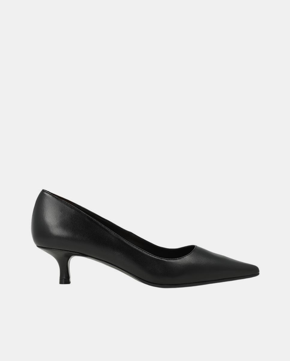Imagem 0 de Sapatos de salto em pele pretos
