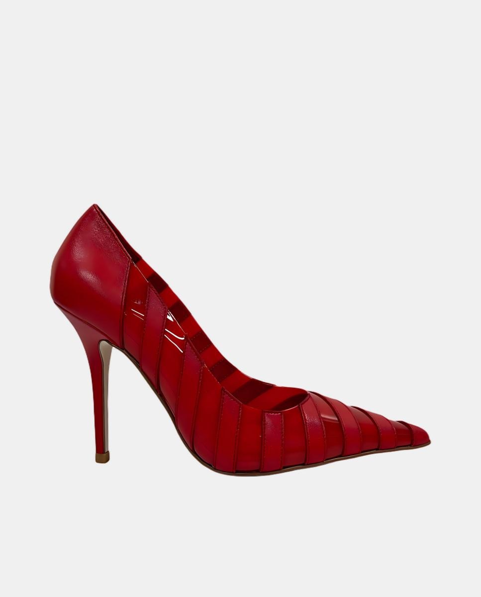 Imagem 0 de Sapatos de Salto Modernos com Vinil