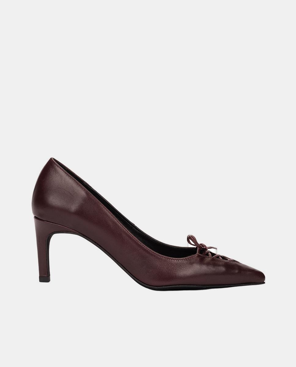 Imagem 0 de Sapatos de Salto em Pele
