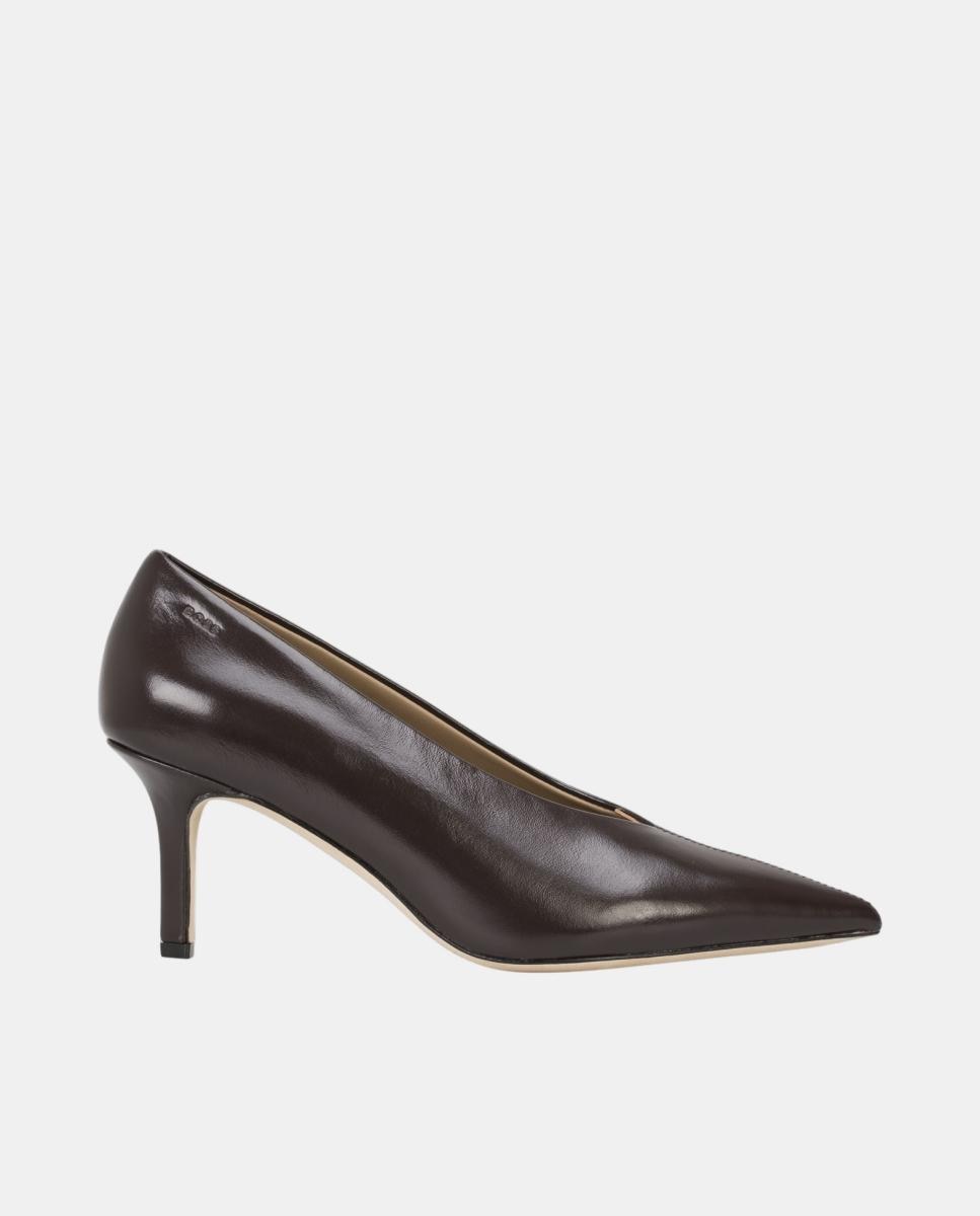 Imagem 0 de Sapatos de Salto em Pele