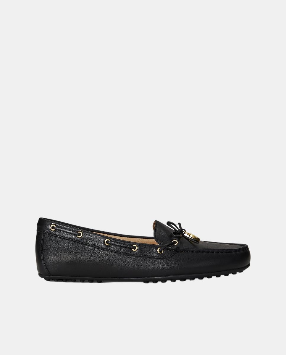 Mocassins Wylie em Pele Preto-1