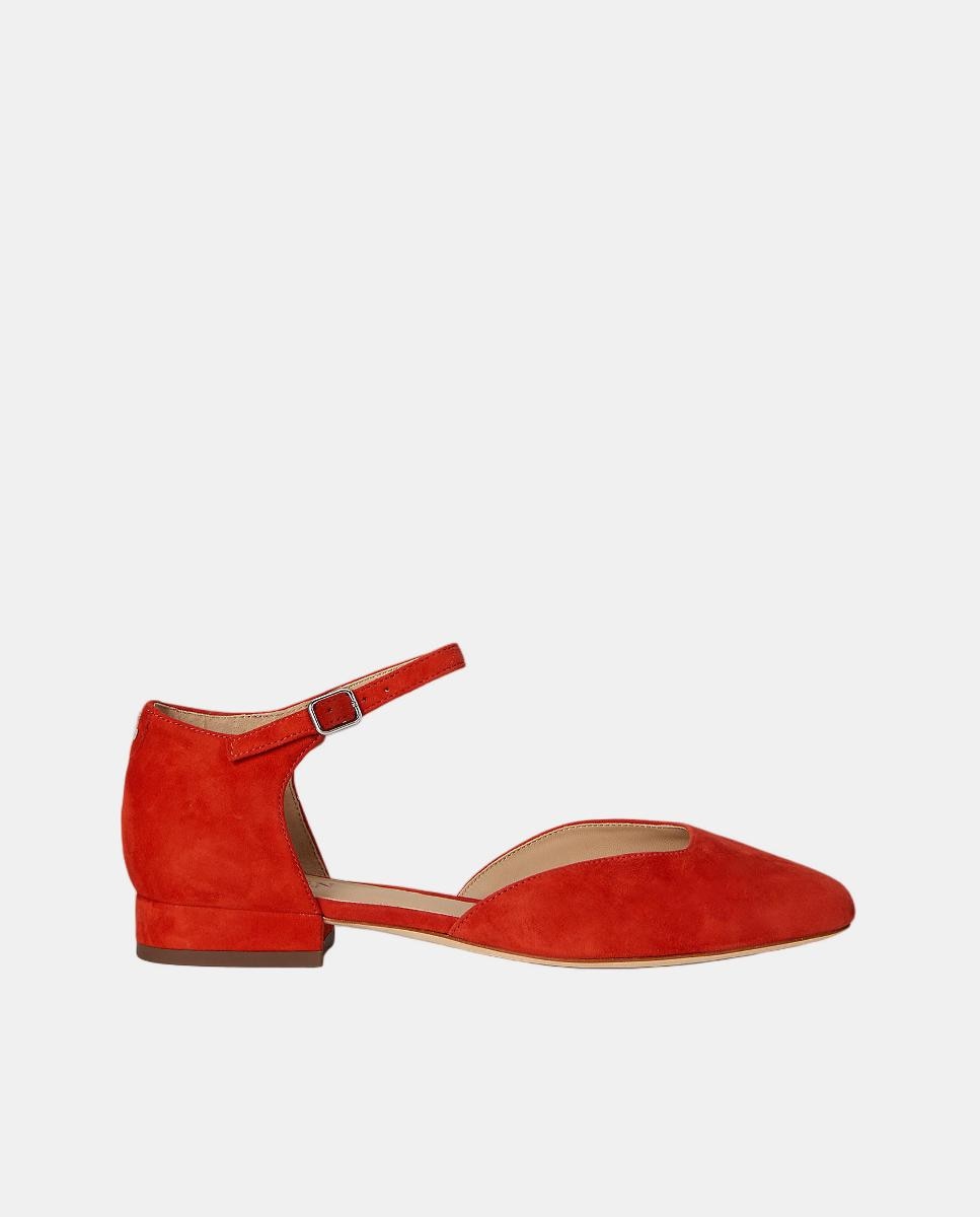 Sabrinas Emellie de Camurça Vermelho-1