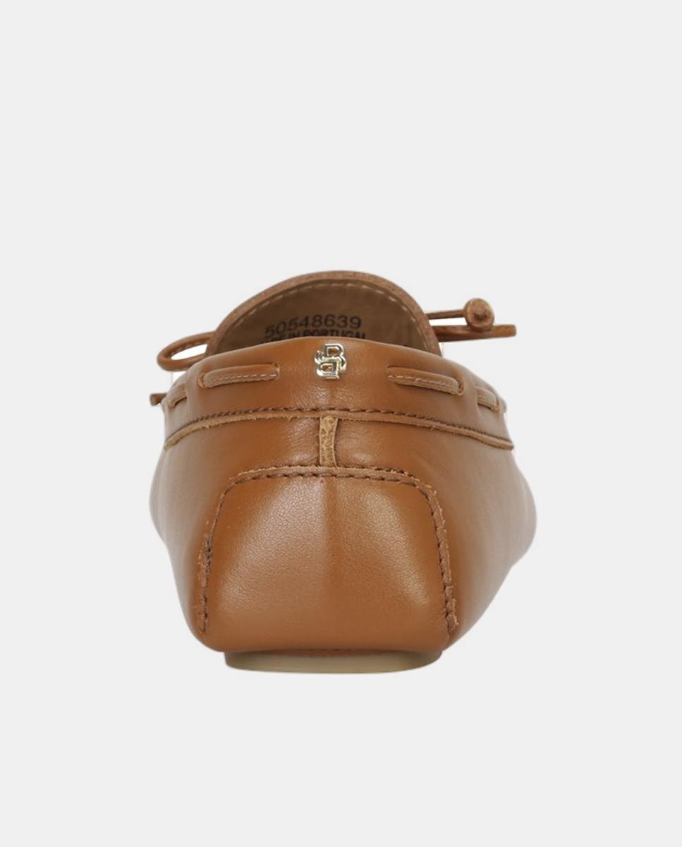 Mocassins em Pele Castanho-3