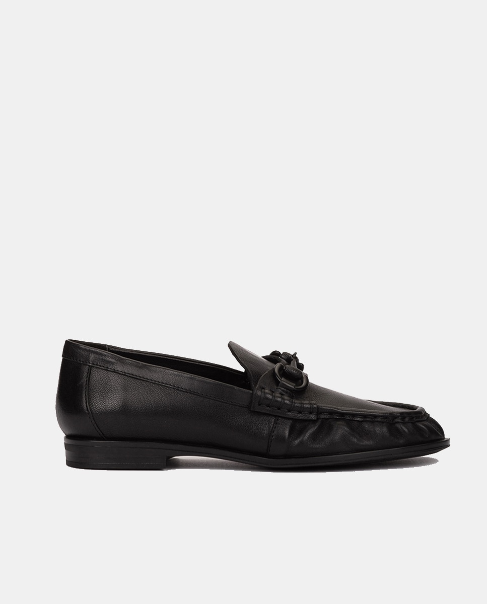 Pedro Miralles - Mocasín de piel con hebilla..