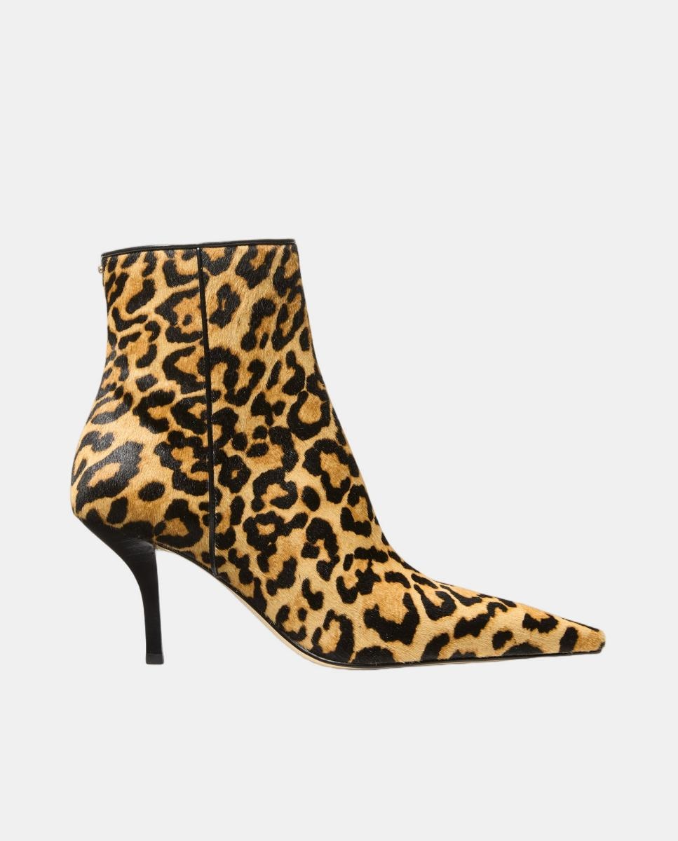 Botins Selina com Animal Print Natural-1