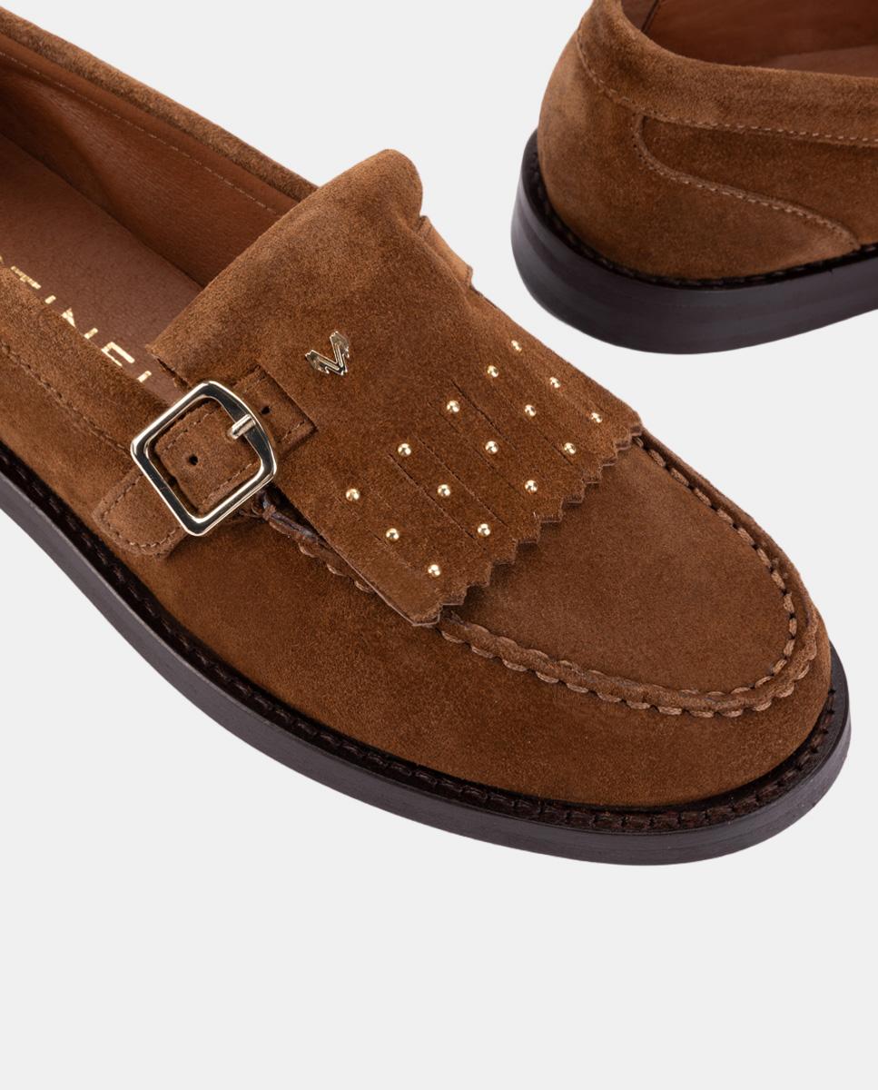 Mocassins em Pele Croute Couro-4