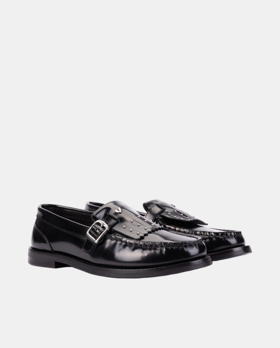 Imagen 2 de Mocasín de piel para mujer - Martinelli - Negro Negro