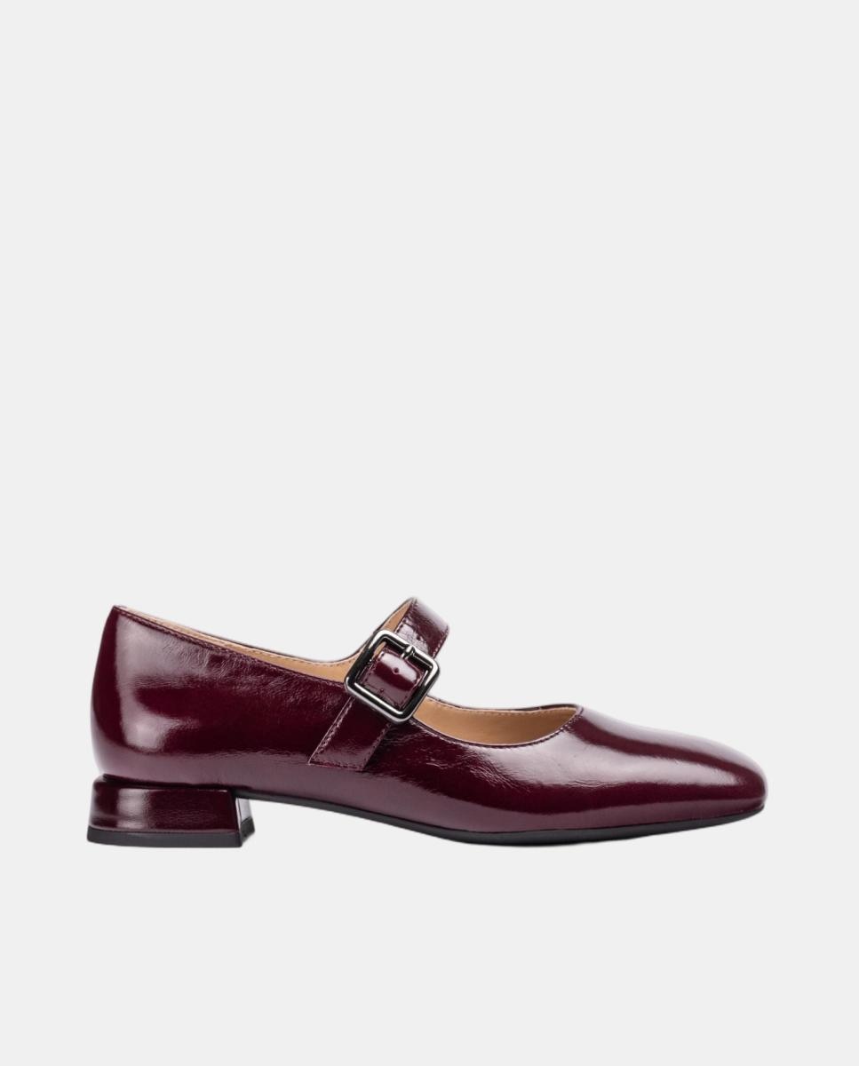 Imagem 0 de Sapatos de Presilha em Pele com Fivela