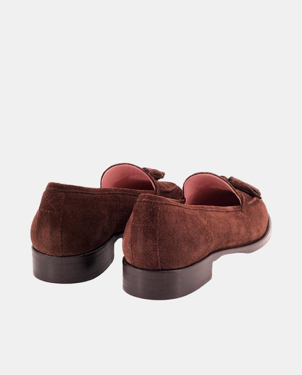 Mocassins em Croute com Borlas Castanho-3