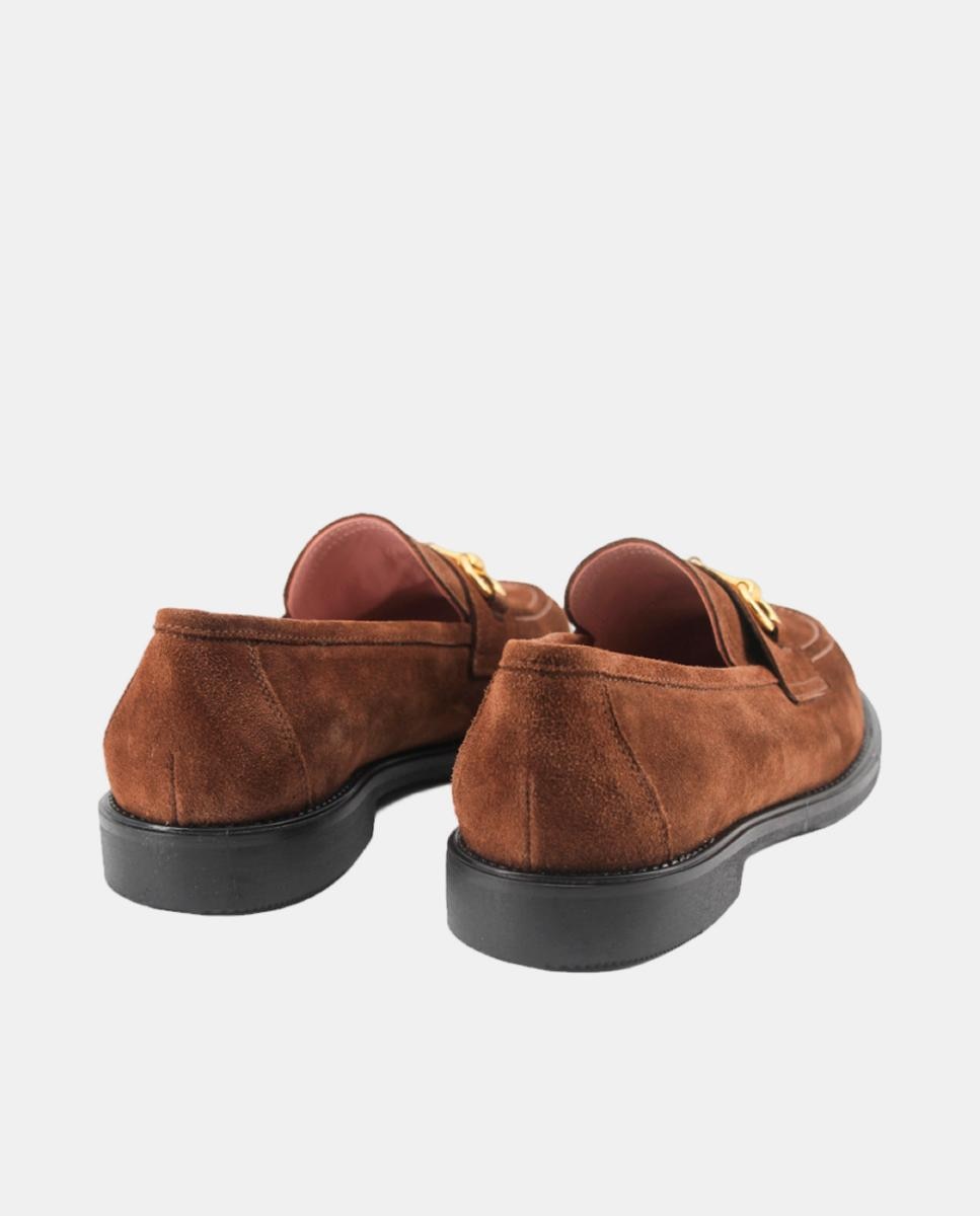 Mocassins em Croute com Adorno Castanho-3