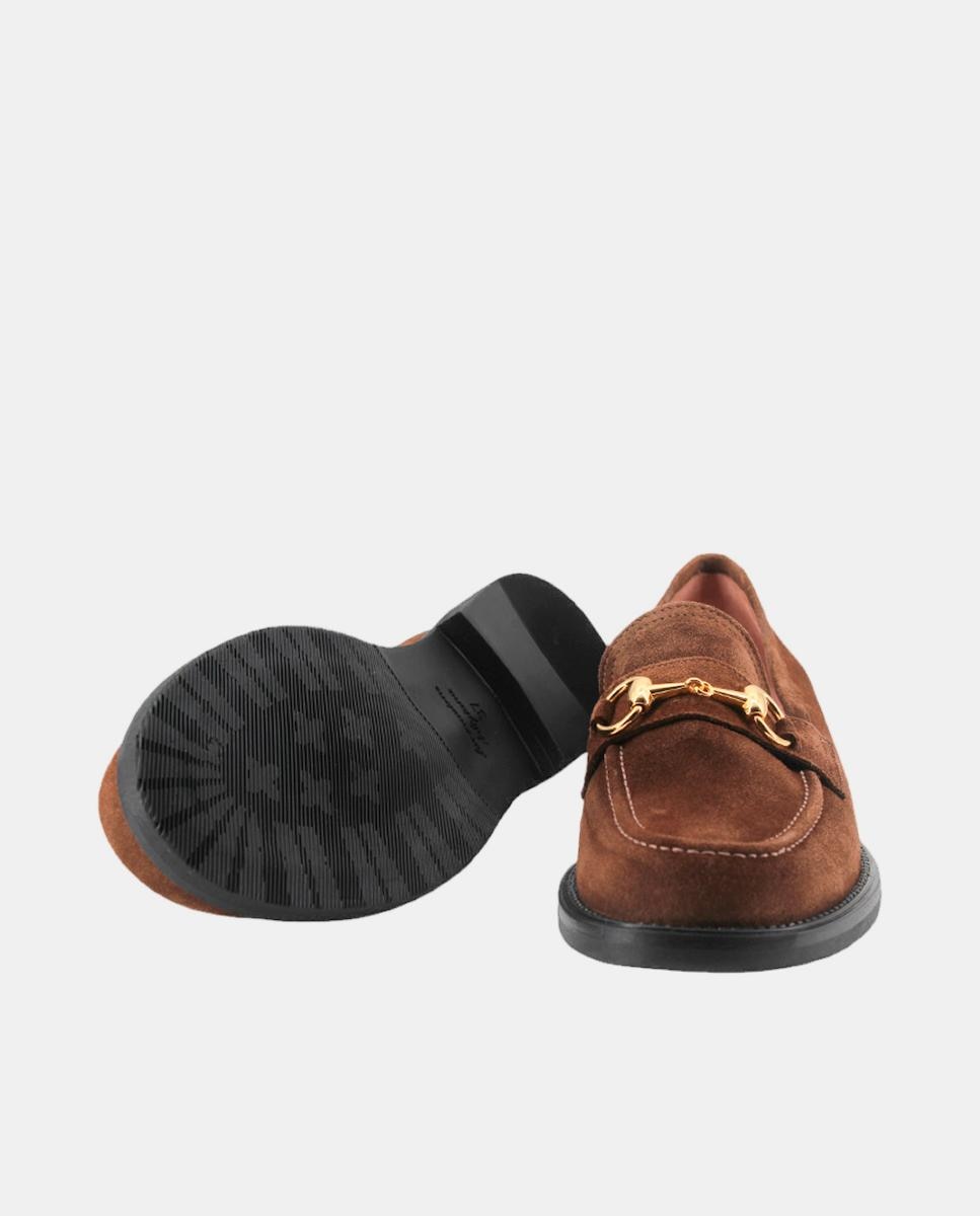 Mocassins em Croute com Adorno Castanho-4