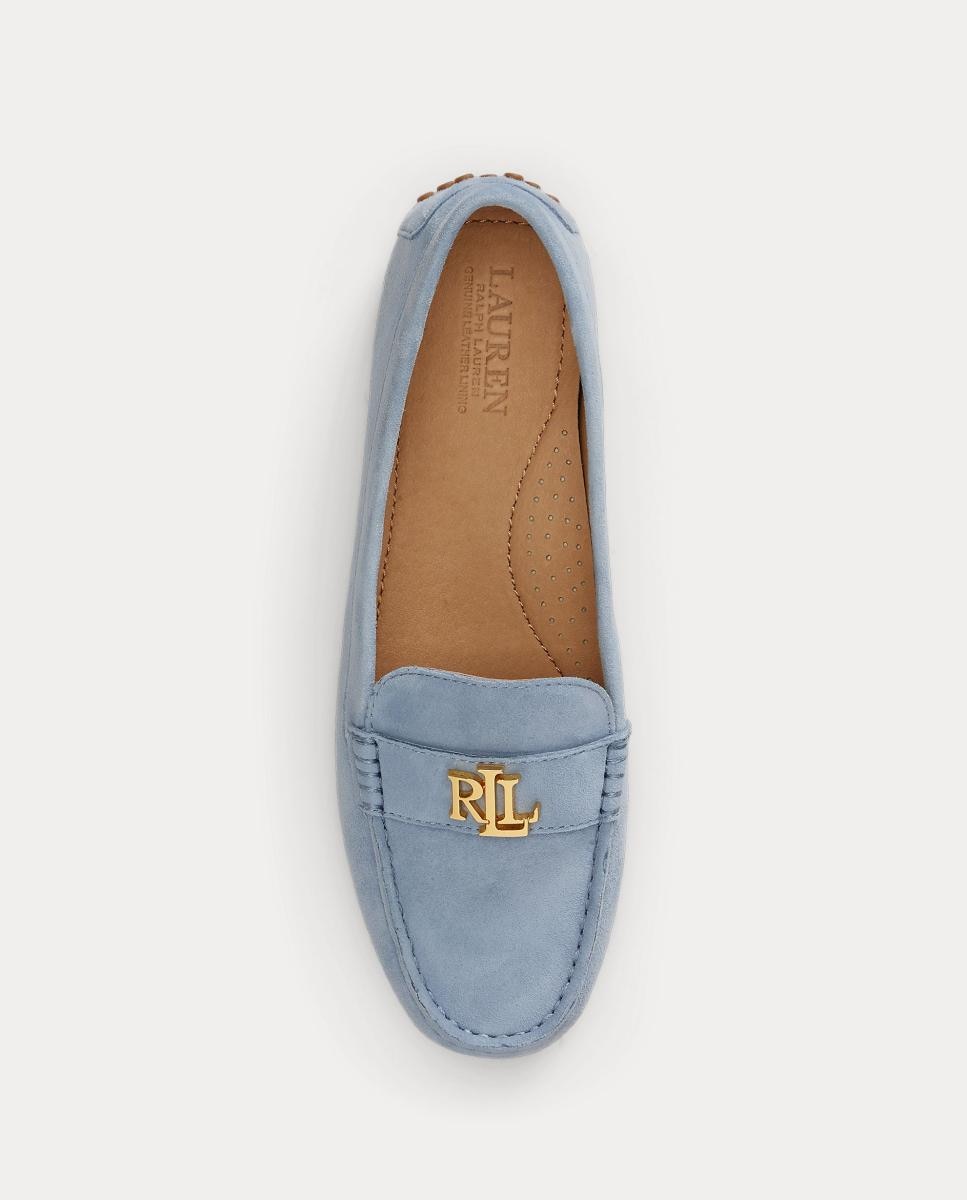 Mocassins Barnsbury em Camurça Azul-claro-4