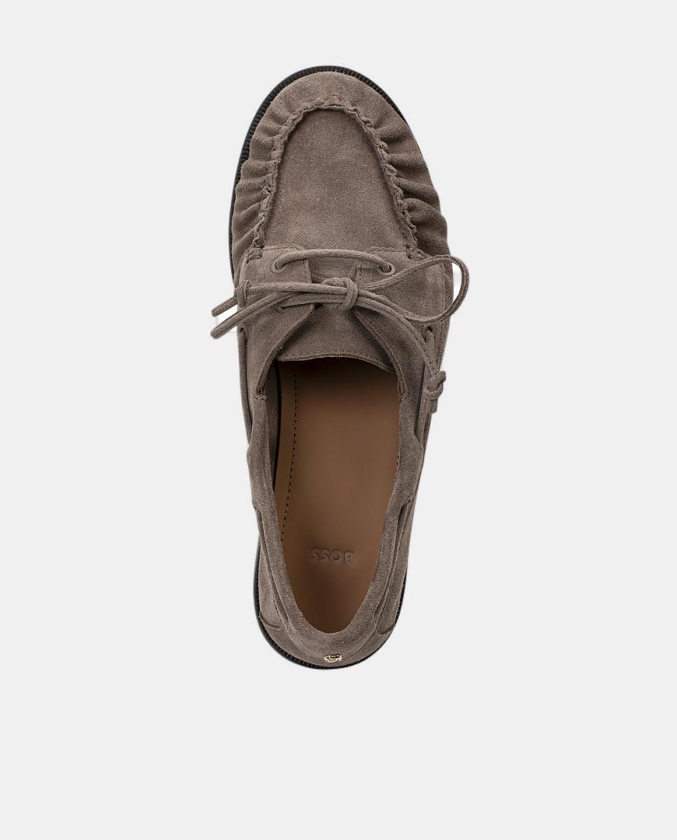 Mocassins em Pele Castanho-2