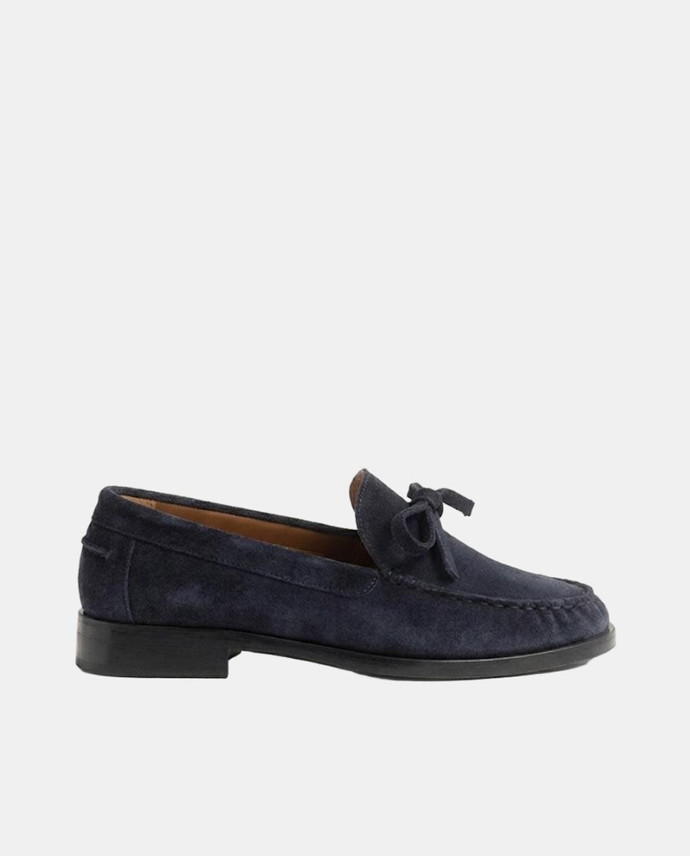 Imagem 0 de Mocassins em Croute Soft com Adorno de Laço