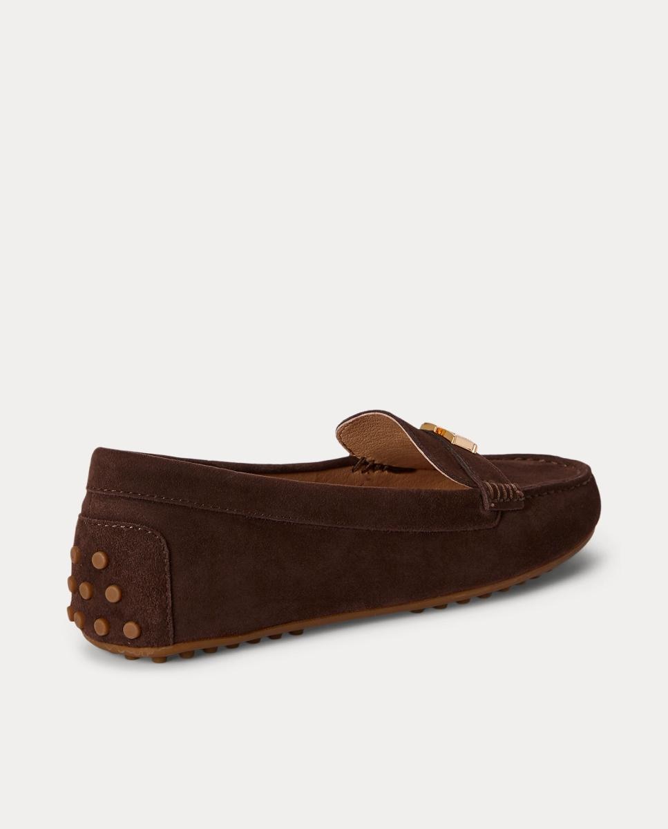 Mocasines Barnsbury de mujer de ante - Lauren Ralph Lauren - Marrón oscuro Marrón oscuro-3