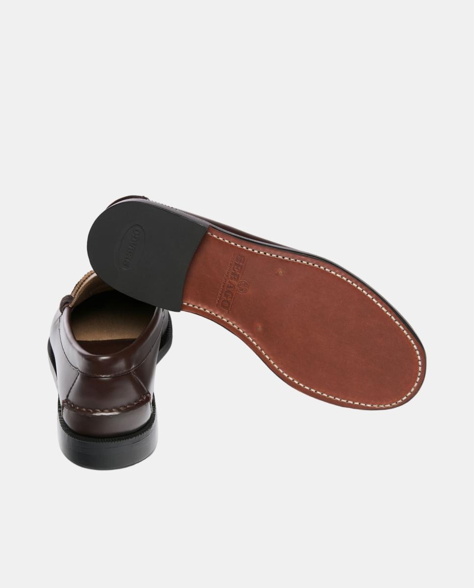 Mocasin de mujer en piel - Sebago - Marrón Marrón-4