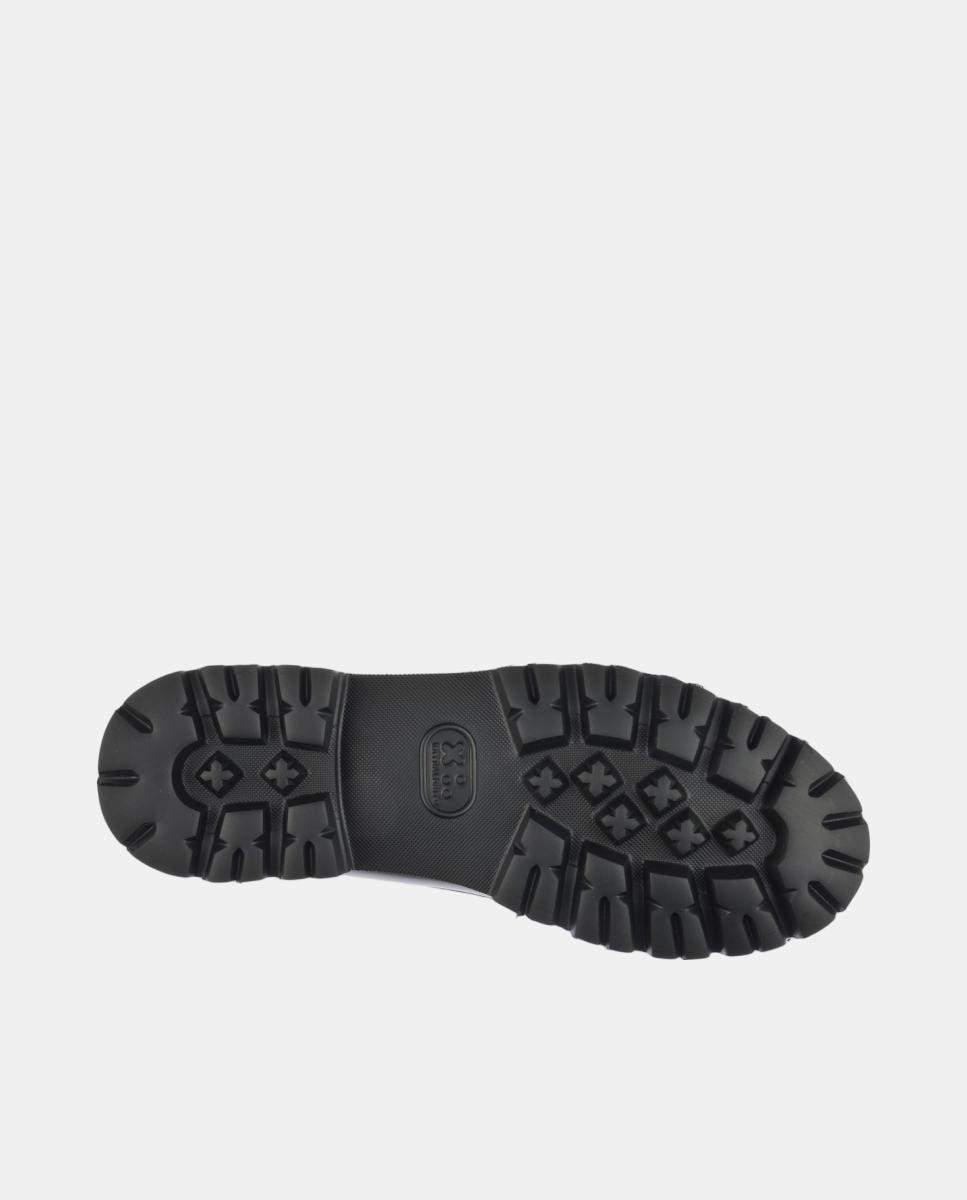 Mocasin de mujer en piel con suela de goma - Sebago - Negro mate Negro mate-2