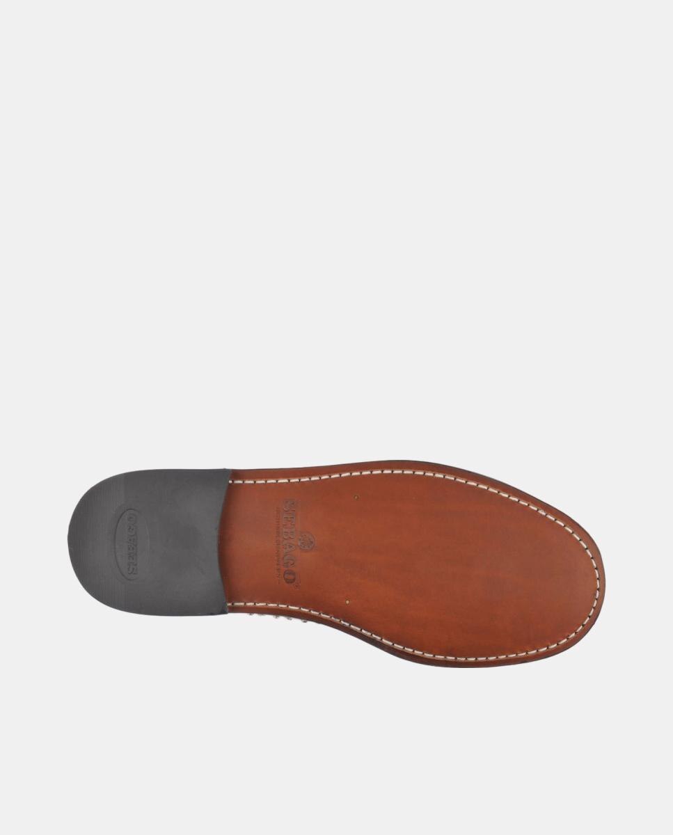 Mocasin de mujer en piel con decoración de tachuelas - Sebago - Negro mate Negro mate-2