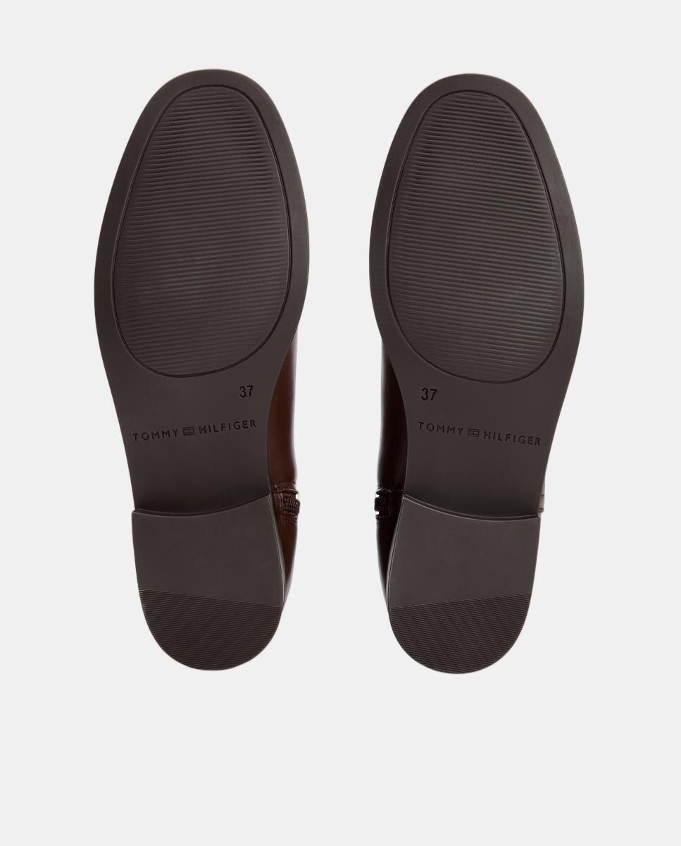 Botins Chelsea em Pele Castanho-escuro-7