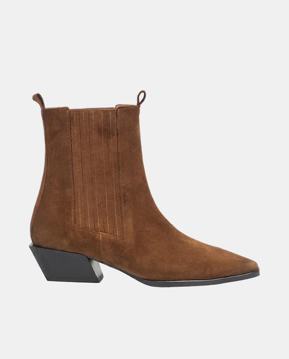 Imagem 0 de Botins Tipo Chelsea com Conceito Cowboy em Croute Soft