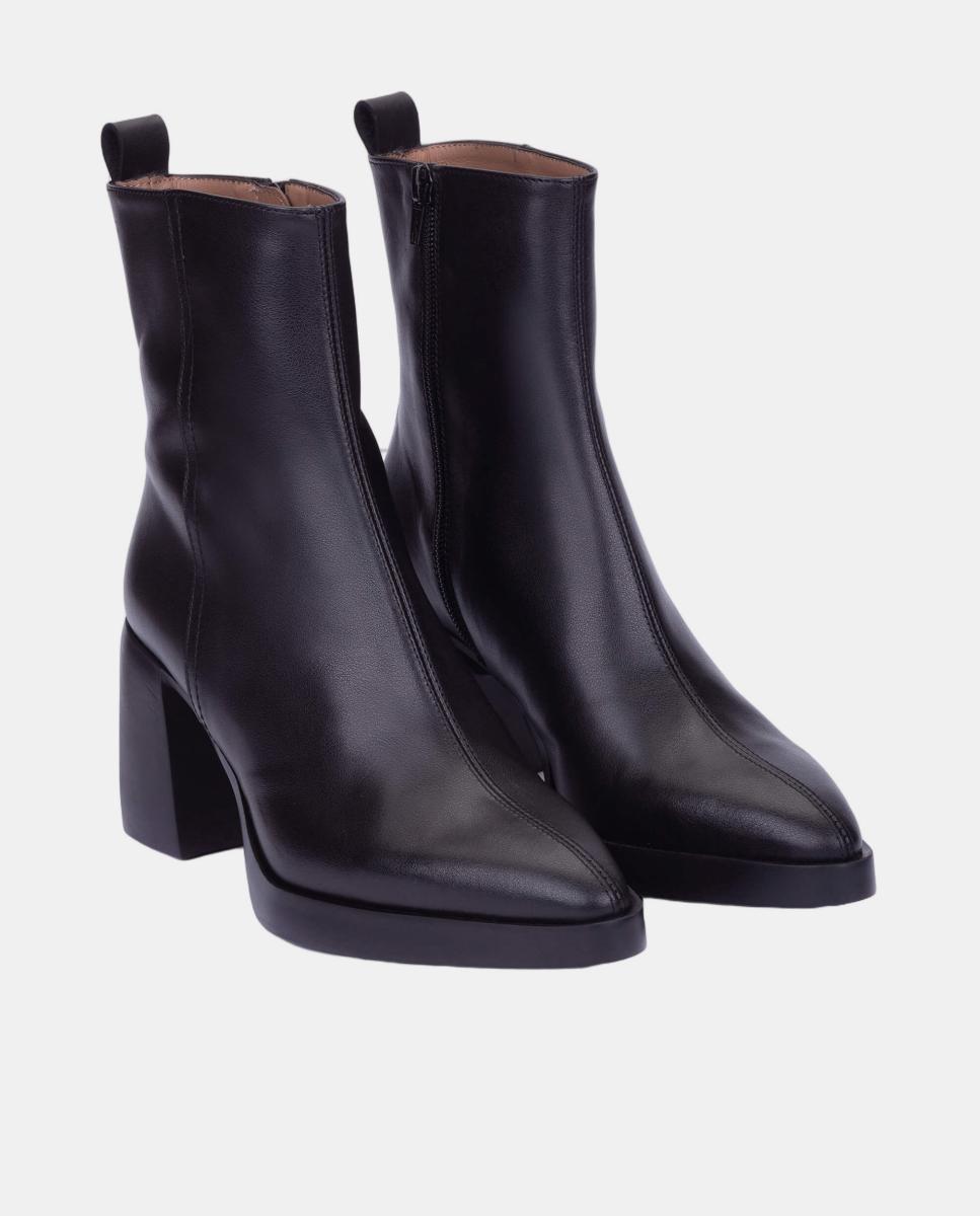 Botins com Plataforma Preto-2