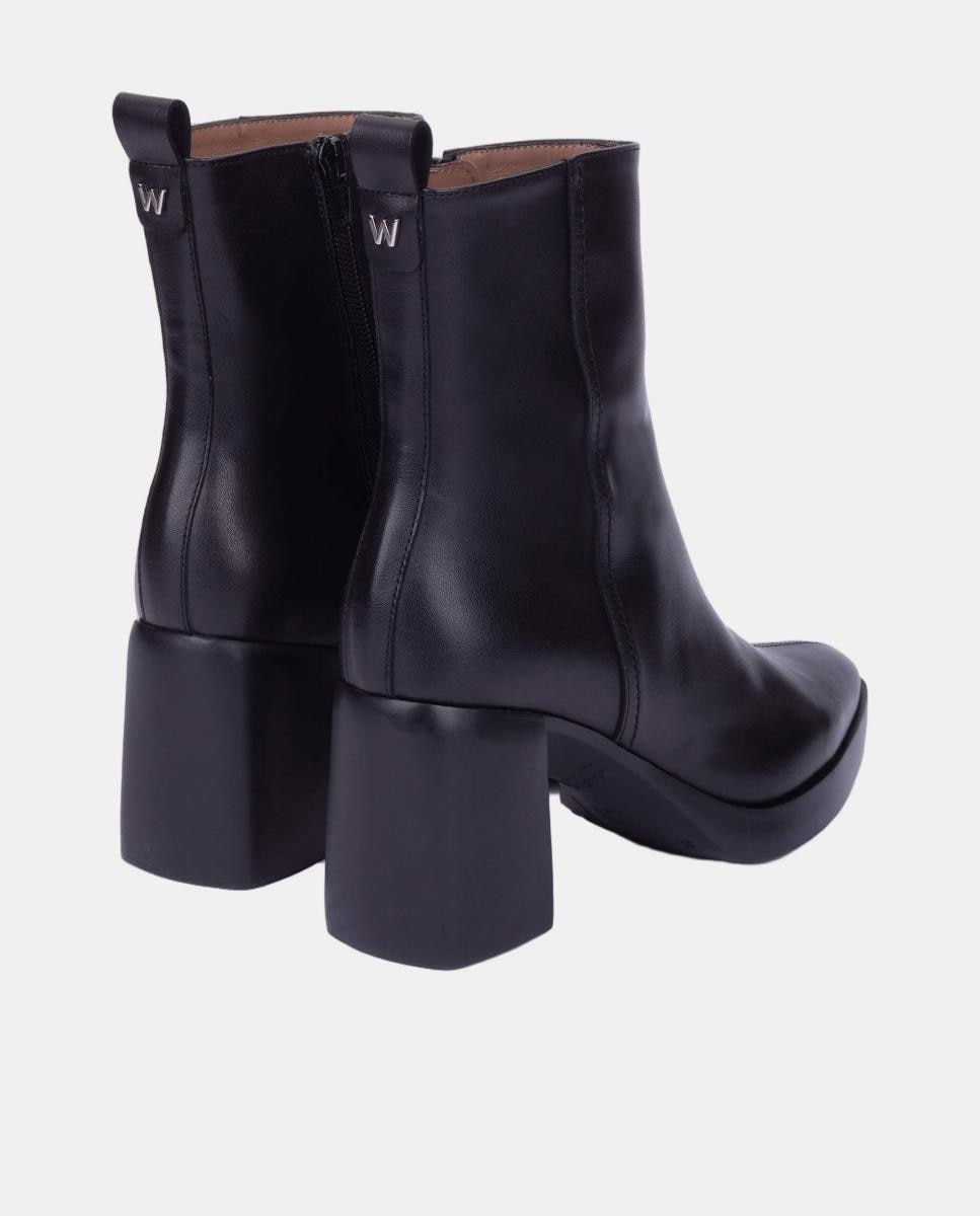 Botins com Plataforma Preto-3