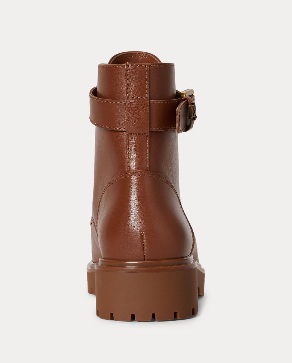 Bota Allyson de mujer de piel - Lauren Ralph Lauren - Cuero Cuero-3