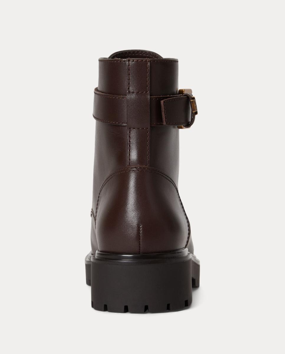 Botas Allyson em Pele Castanho-escuro-3
