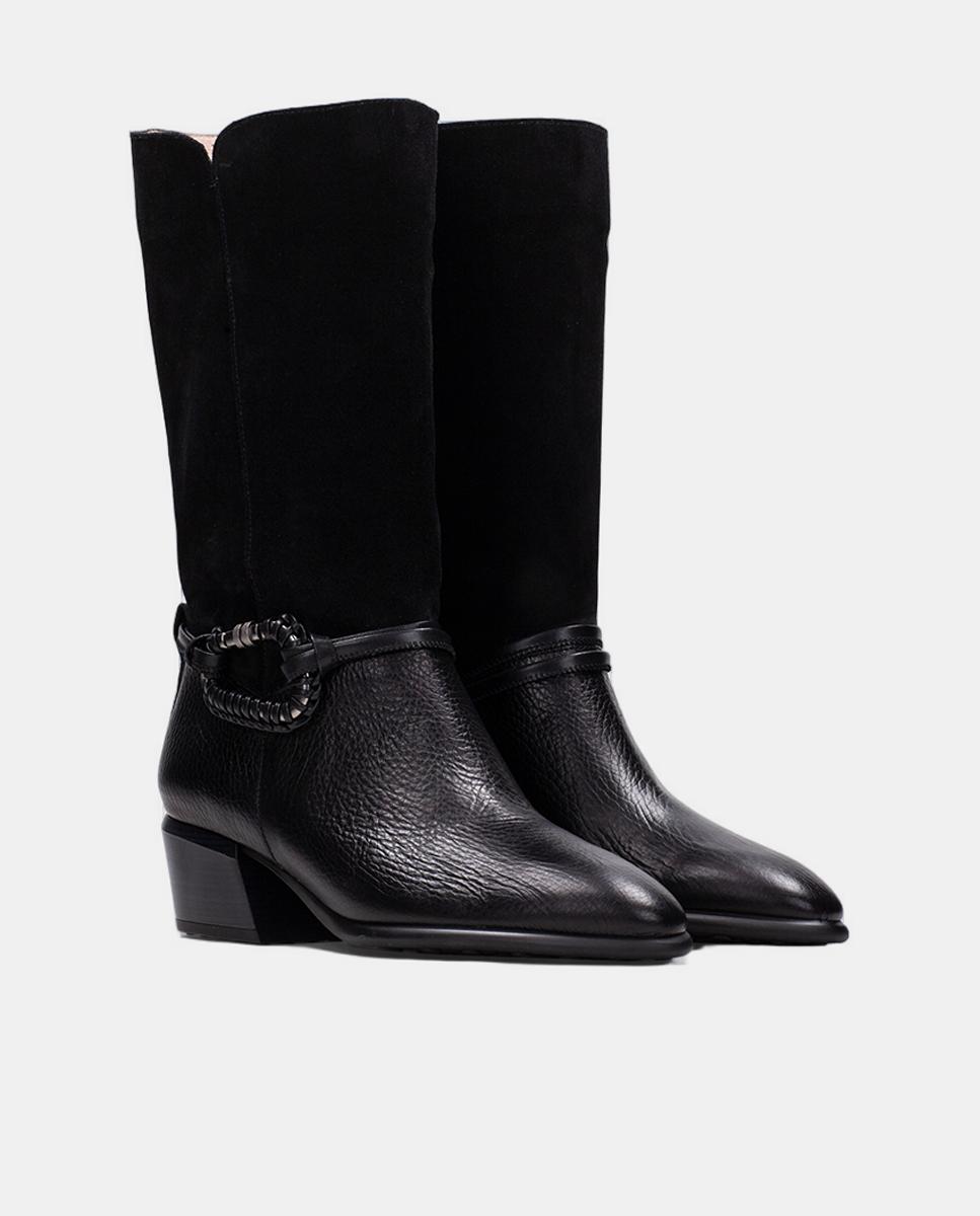 Zapatos de mujer Botas Hispanitas - Negro Negro-2