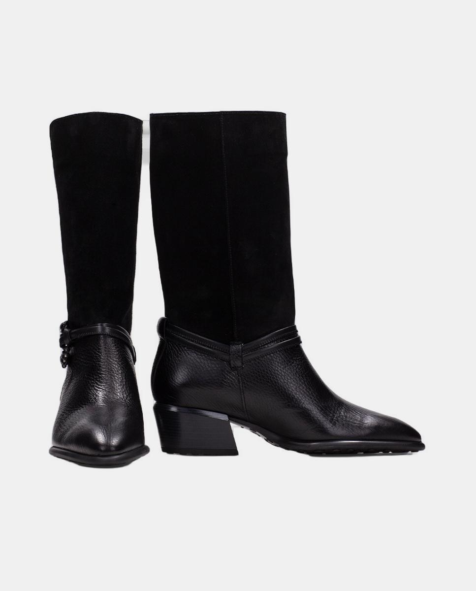 Zapatos de mujer Botas Hispanitas - Negro Negro-4