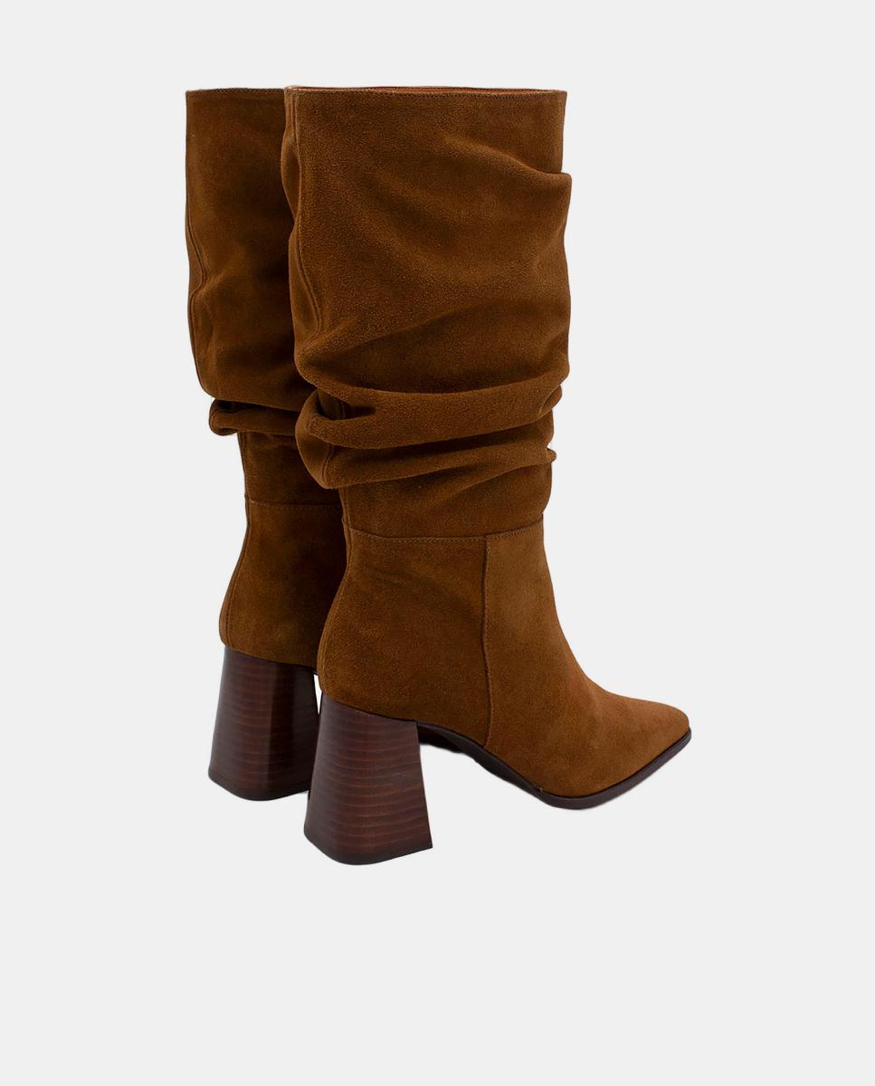 Botas com tacão Couro-3