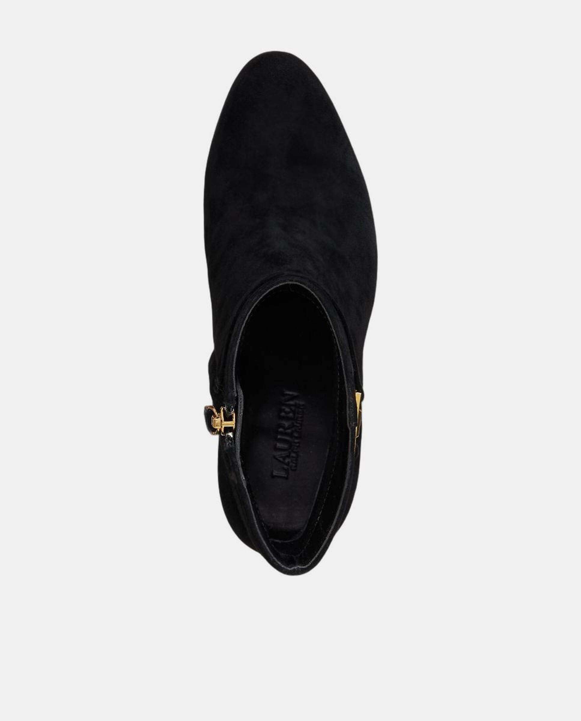Botas Altas Kellie de Camurça Preto-4