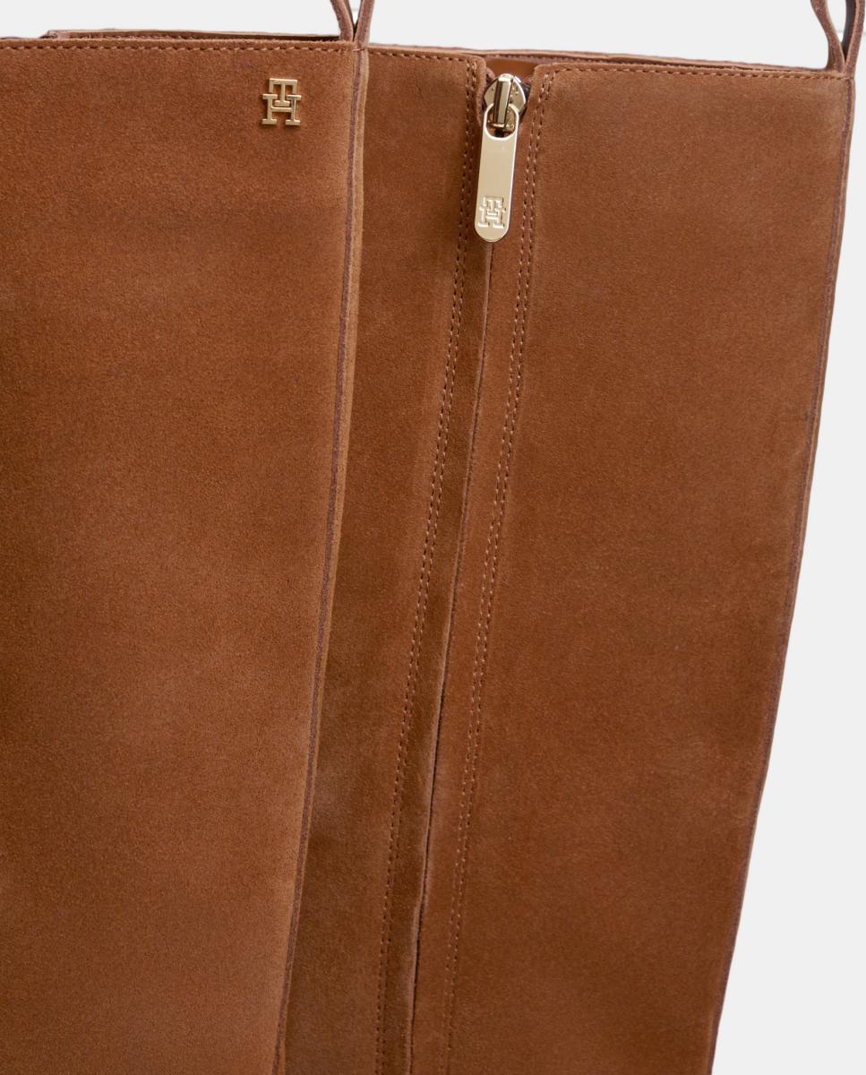 Botas de Salto Kitten em Pele TH Castanho-4