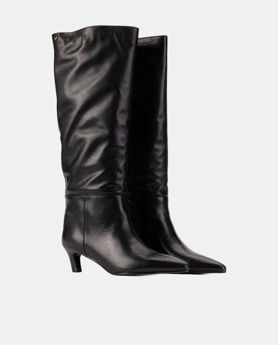 Bota de piel para mujer - Martinelli - Negro Negro-4