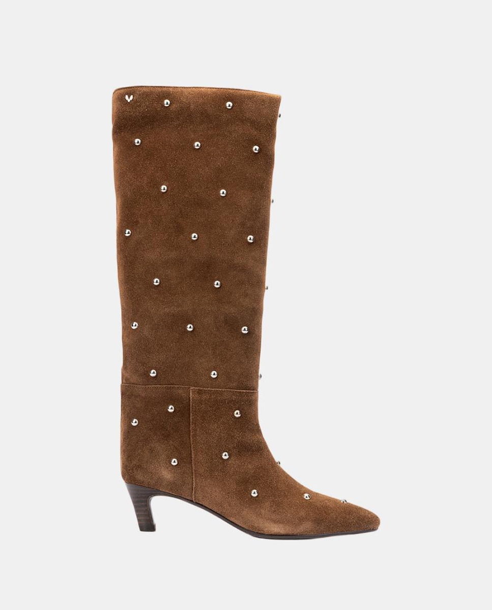 Imagen 0 de Bota de serraje para mujer Cuero