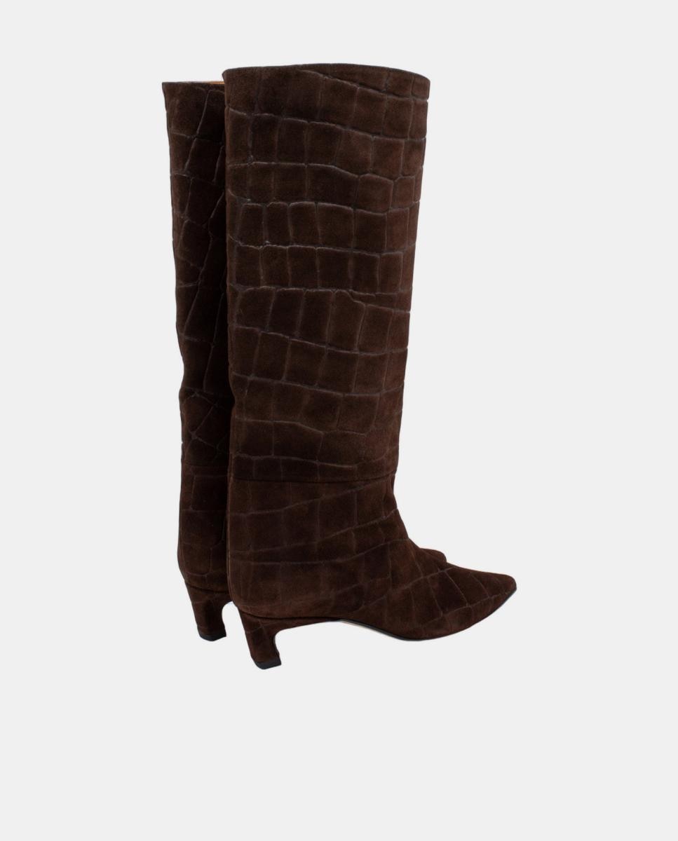Botins de salto Castanho-chocolate-3